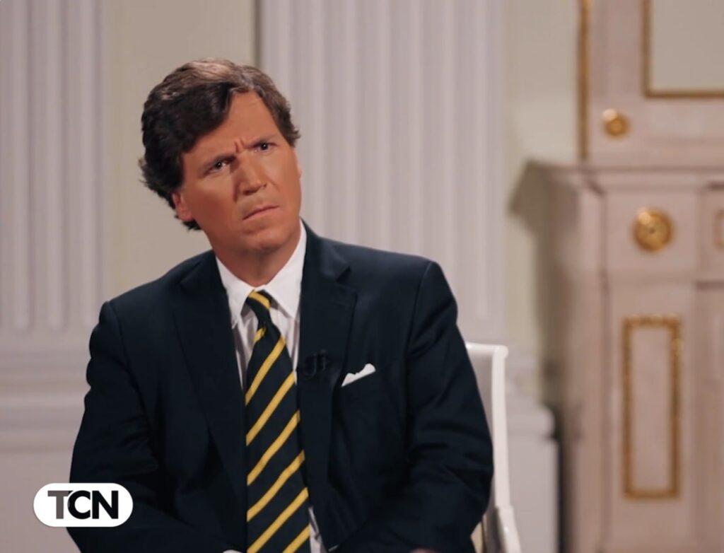 tuker carlson, interview with vladimir putin